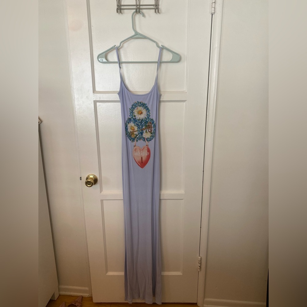 Boys Lie Graphic Maxi Dress